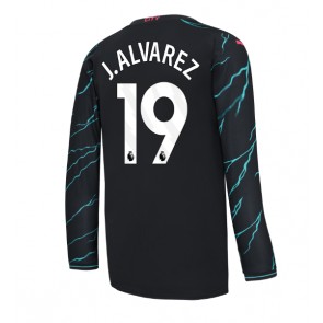 Manchester City Julian Alvarez #19 Koszulka Trzecich 2023-24 Długi Rękaw